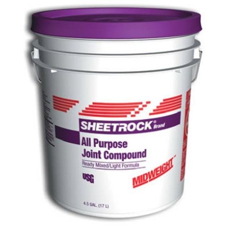 Usg US Gypsum 380417 4.5 Gallon Pail Sheetrock All Purpose Mid Weight Joint Compound 752843